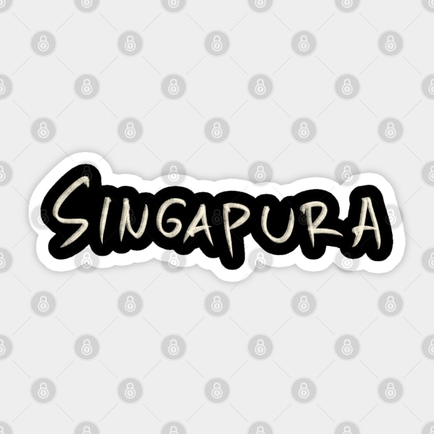 Singapura Sticker by Saestu Mbathi